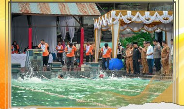 WAKIL WALI KOTA ARWIN SIREGAR BUKA KEJUARAAN RENANG WALI KOTA CUP-2 DI KOLAM LIBERS