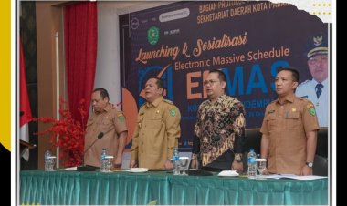 Walikota Padang Sidempuan Launching Aplikasi EMMAS