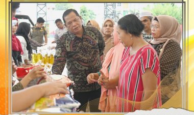 Wali Kota Padang Sidempuan Tinjau Pelaksanaan Gerakan Pangan Murah