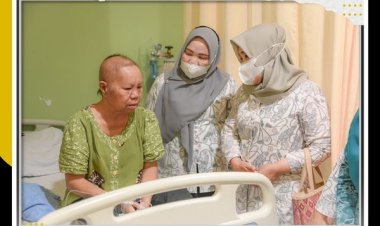 YKI Cabang Kota Padang Sidempuan Kunjungi Penderita Kanker Payudara