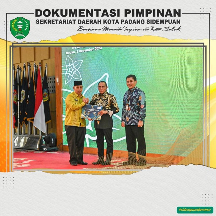 Pemkot Padang Sidempuan Terima DIPA dan TKD TA 2023 Dari Gubsu