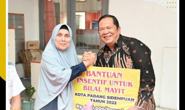Wali Kota Irsan Efendi Nasution Berikan Insentif 100 Juta Rupiah Kepada Bilal Mayit Se-Kota Padang Sidempuan