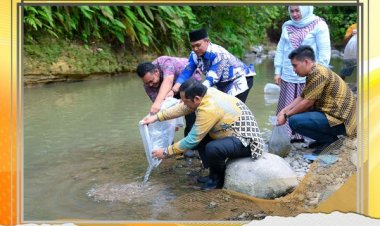 Walko Irsan Tabur 3000 Ekor Bibit Ikan di Panyanggar.