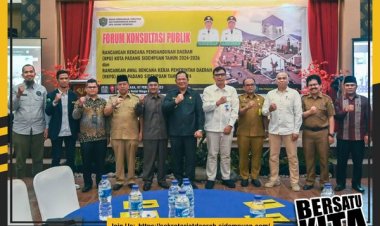 Walikota Buka Acara Konsultasi Publik Rancangan Awal RKPD Kota Padang Sidempuan Tahun 2024