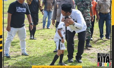 Festival sepak bola SSB Sayap Biru Tahun 2023 untuk usia dini yang memperebutkan piala Alm. H. Makmun A Lubis
