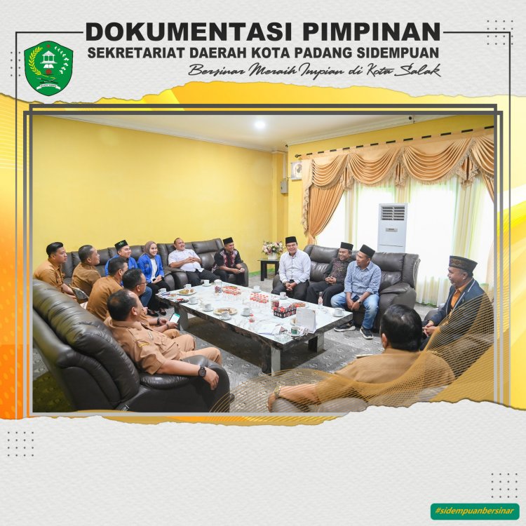 Menjelang 1 Abad Nadhlatul Ulama, PC NU Padang Sidempuan Sowan Ke Wali Kota Irsan Efendi Nasution