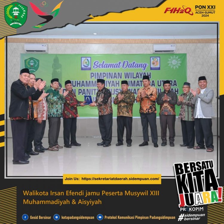 Gala Dinner Walikota Padang Sidempuan Jamu Peserta Muswil XIII Muhammadiyah Di Gedung Adam Malik