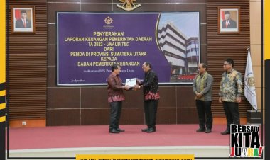 Pemko Padang Sidempuan Serahkan Laporan Keuangan 2022 Ke BPK RI Perwakilan Provinsi Sumut