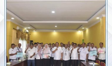 Camat se-kota Padang Sidempuan Berkomitmen mengenai SPPT PBB P-2 agar mencapai target lebih di Tahun 2023