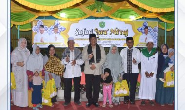 Wali Kota Padang Sidempuan Hadiri Safari Isra Mi'raj di Kelurahan Timbangan 