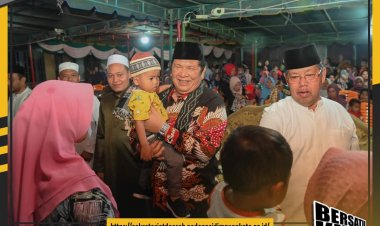 Wali Kota Padang Sidempuan Irsan Efendi Nasution Pimpin Rombongan Safari Isra' Mi'raj Pemerintah Kota Padang Sidempuan di Desa Pudun Jae