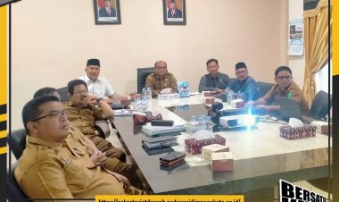 Sekdako H. Letnan Dalimunthe, S.K.M, M.Kes Ikuti Peluncuran Indikator MCP KPK 2023 Secara Virtual