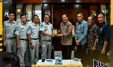 Wako Irsan Terima Audiensi PT Jasa Raharja Cabang Sumatra Utara