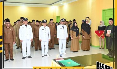 Sebanyak 51 Jabatan Administrator, Jabatan Pengawas & Kepala Sekolah Di Lantik Wako Irsan.