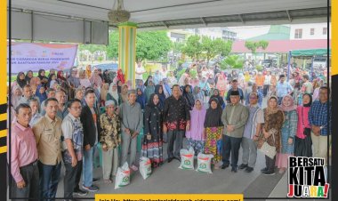 Jelang Idul Fitri, Pemkot Padang Sidempuan Salurkan 11 Ribu Bantuan Pangan Cadangan Beras