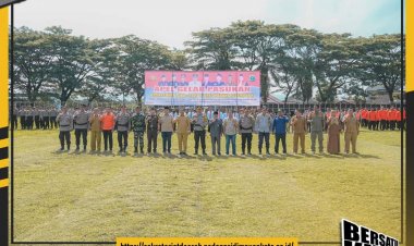 Walikota Irsan Efendi Nasution Pimpin Apel Kesiapan Ops Ketupat Toba Tahun 2023