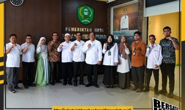 Kepala BPS Padang Sidempuan Lakukan Audiensi di Ruang Kerja Walikota