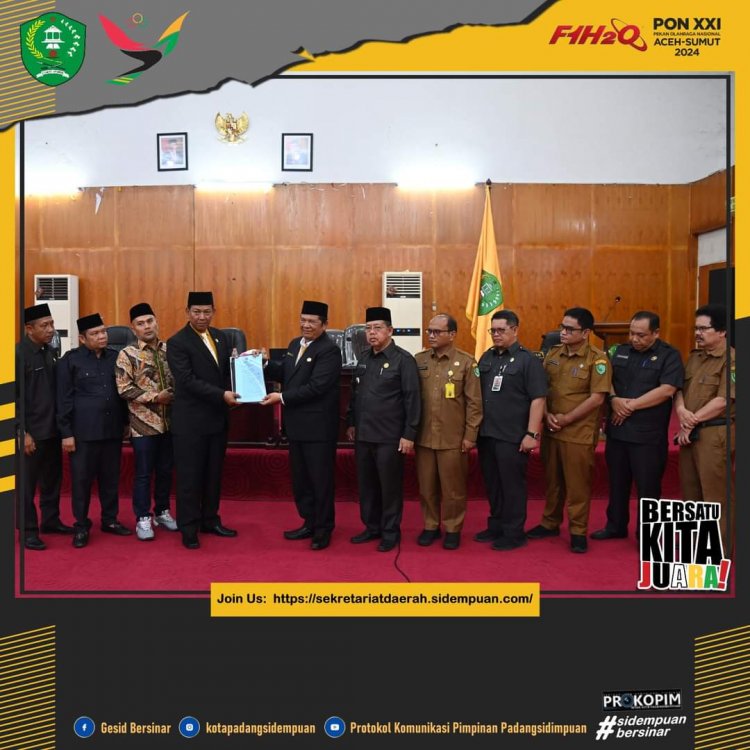 Wako Irsan Sampaikan LKPJ tahun 2022 & Ranperda Tentang Pengelolaan Keuangan Daerah