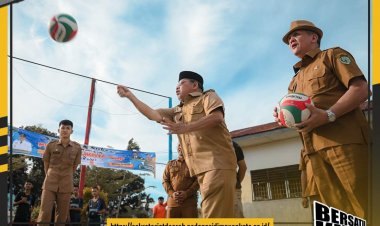 Wakil Walikota Padang Sidempuan Ir. Arwin Siregar, MM Secara Resmi Membuka Kejuaraan Bola Voli Walikota Cup 2023 Tingkat Pelajar