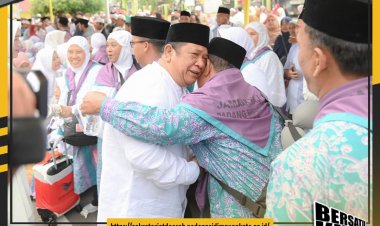 Wali Kota Padang Sidempuan Melepas Jemaah Haji Kota Padangsidimpuan Tahun 2023 menuju Asrama Haji Medan