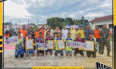 SMA Negeri 1 Padangsidimpuan Juara 1 Kejuaraan Bola Voli Wali Kota Cup 2023