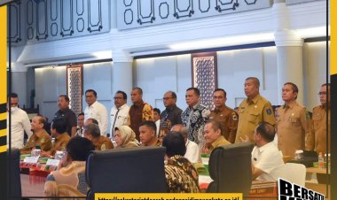 Sekretaris Daerah Kota Padangsidimpuan Hadiri Rapat Koordinasi Tematik Sektor Pertanahan