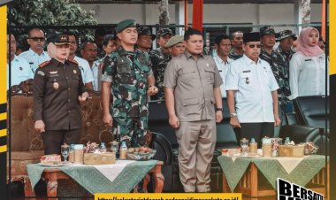Wawako Arwin Hadiri Upacara Pembukaan TMMD ke-117 Tahun 2023 Di wilayah Kodim 0212/TS