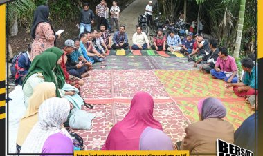 Masyarakat Saba Simaccom Lembah Lubuk Manik Syukuran Pembangunan Jalan Usaha Tani Oleh Wali Kota Padangsidimpuan