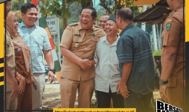 Wako Irsan Hadiri Tanam Perdana Bawang Merah Sekaligus Peresmian Jalan Usaha Tani Di Desa Goti