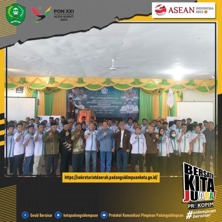 Wali Kota Padangsidimpuan Hadiri Pelantikan DPC PKB Pujakesuma dan DPC Generasi Muda Pujakesuma di Kota Padangsidimpuan