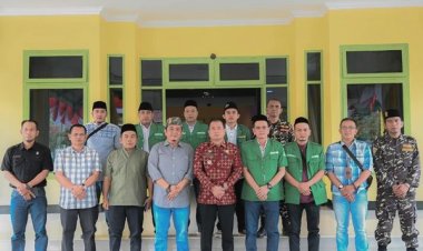 Pj. Wali Kota Padangsidimpuan menerima audiensi Pengurus Pimpinan Cabang Gerakan Pemuda Ansor (GP. Ansor) Kota Padangsidimpuan