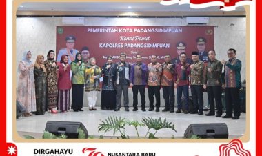 Pj. Wali Kota Padangsidimpuan menghadiri acara Kenal Pamit Kapolres Kota Padangsidimpuan