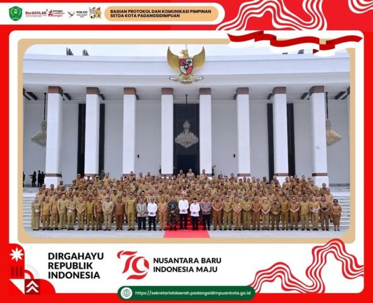 Penjabat Walikota Timur Tumanggor Di IKN Bersama Presiden Joko Widodo