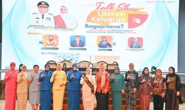 Pj. Ketua TP. PKK Kota Padangsidimpuan Hadiri Pengukuhan Bunda Literasi Sumatera Utara