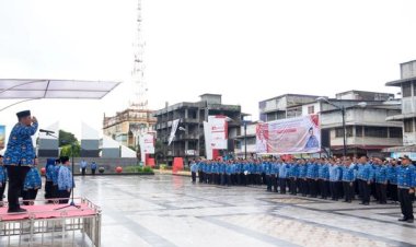 Plt. Sekretaris Daerah Kota Padangsidimpuan Pimpin Apel Netralitas ASN Menjelang Pemilihan Kepala Daerah