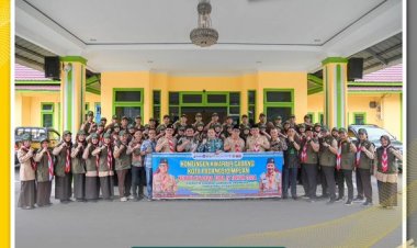 Pj. Wali Kota Padangsidimpuan diwakili oleh Plt. Sekretaris Daerah Kota Padangsidimpuan secara resmi melepas Kontingen Peserta Kemah Kaldera Toba IV Kota Padangsidimpuan