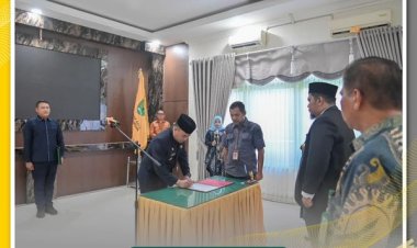 Pj. Wali Kota Lantik Mohd. Ary Junaidi Lubis sebagai Pj. Sekretaris Daerah Kota Padangsidimpuan