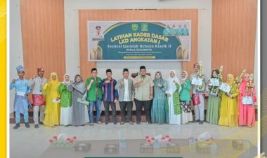 Pj. Wali Kota Padangsidimpuan diwakili Pj. Sekretaris Daerah Kota Padangsidimpuan menutup secara resmi Latihan Kader Dasar (LKD) Angkatan I dan Lomba Festival Qasidah Rebana Klasik Piala Wali Kota Padangsidimpuan