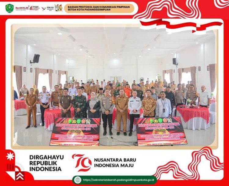 Pj. Wali Kota Hadiri Rapat Koordinasi Lintas Sektoral OPS Mantap Praja Toba 2024