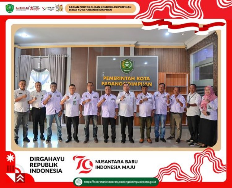 Pj. Wali Kota Padangsidimpuan Terima Audiensi Dewan Pengurus Cabang (DPC) Asosiasi Pemerintah Desa Seluruh Indonesia (APDESI) Kota Padangsidimpuan