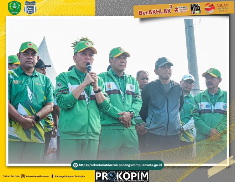 Pj. Wali Kota Padangsidimpuan ikuti kegiatan Gebyar PON XXI Aceh-Sumut Tahun 2024