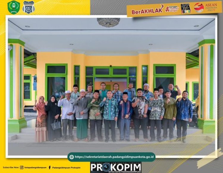 Pj. Wali Kota Padangsidimpuan Terima Kunjungan Badan Silaturahmi Pondok Pesantren