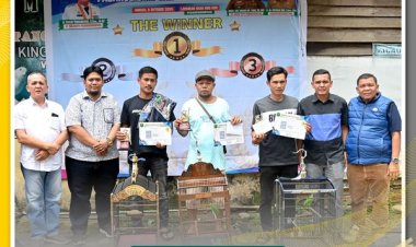 Pj. Sekretaris Daerah Kota Padangsidimpuan hadiri Festival Lomba Burung Berkicau