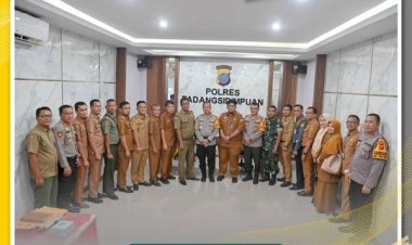 Pj.Sekretaris Daerah Kota Padangsidimpuan Hadiri Rapat Koordinasi dalam Rangka Penanganan Bencana Alam Kota Padangsidimpuan