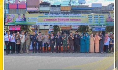 Pj. Wali Kota Padangsidimpuan Tinjau Gerakan Pangan Murah dalam Rangka Hari Pangan Sedunia dan HUT Pemko Padangsidimpuan ke-23