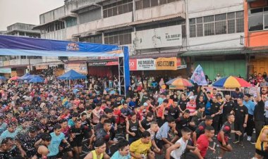 Pj. Wali Kota Padangsidimpuan Lepas Peserta Fun Run 5K dan 10K di Alaman Bolak Padang Nadimpu