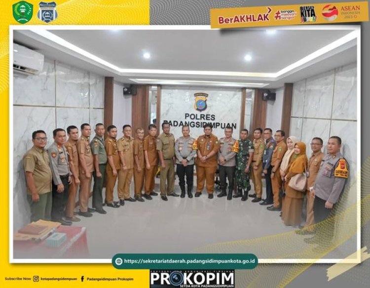 Pj.Sekretaris Daerah Kota Padangsidimpuan Hadiri Rapat Koordinasi dalam Rangka Penanganan Bencana Alam Kota Padangsidimpuan