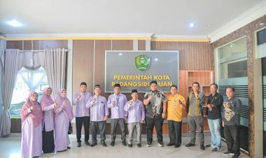 Pj. Wali Kota Padangsidimpuan yang di wakili Sekretaris Daerah kota Padangsidimpuan Terima Audiensi Pengurus Pesantren Darul Hasan