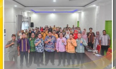 Pj. Sekretaris Daerah Kota Padangsidimpuan memimpin Rapat Evaluasi Jabatan Organisasi Perangkat Daerah (OPD) Kota Padangsidimpuan Tahun 2024