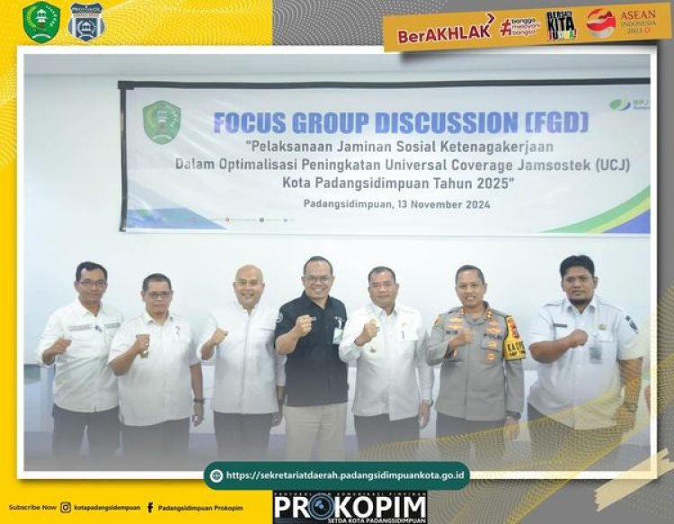 Pj. Wali Kota Hadiri Forum Group Discussion (FGD)